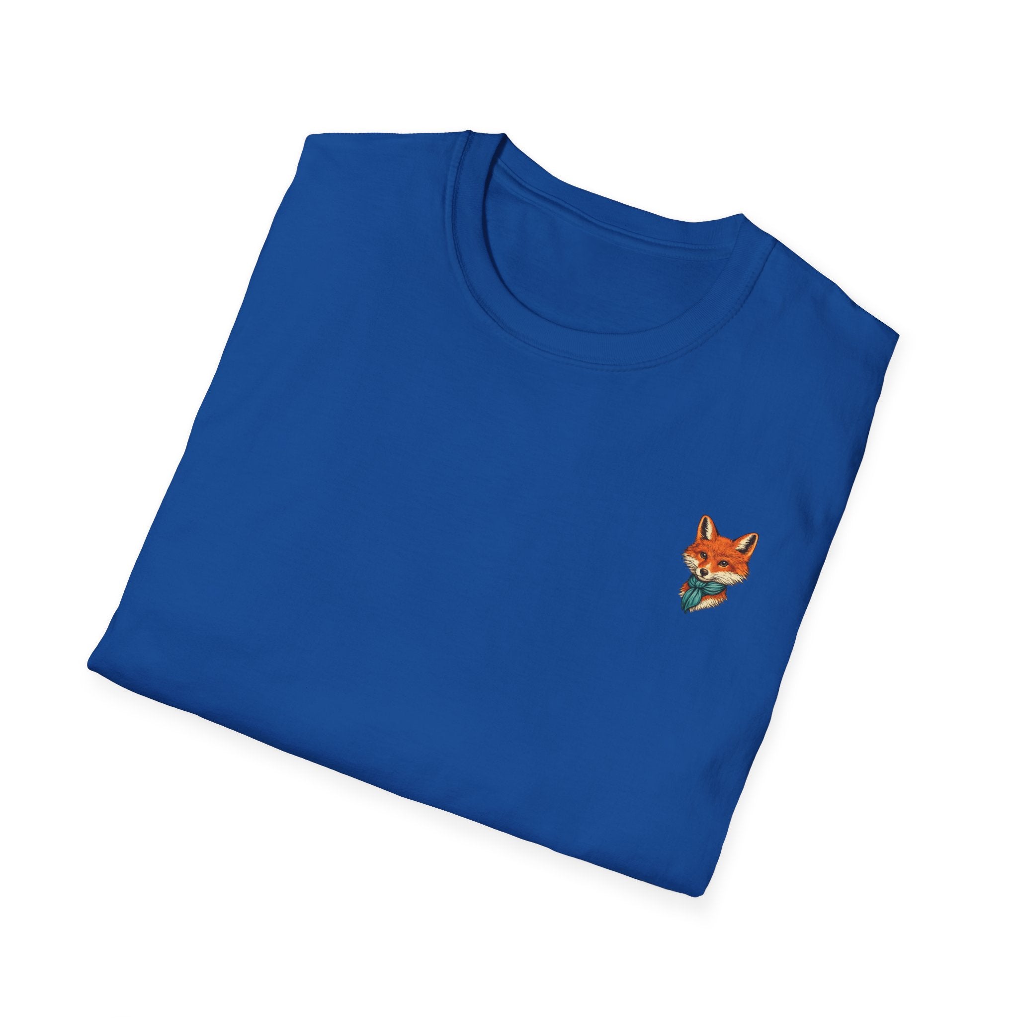 Fox Crest T-Shirt — Vintage Gentleman Fox Back Print
