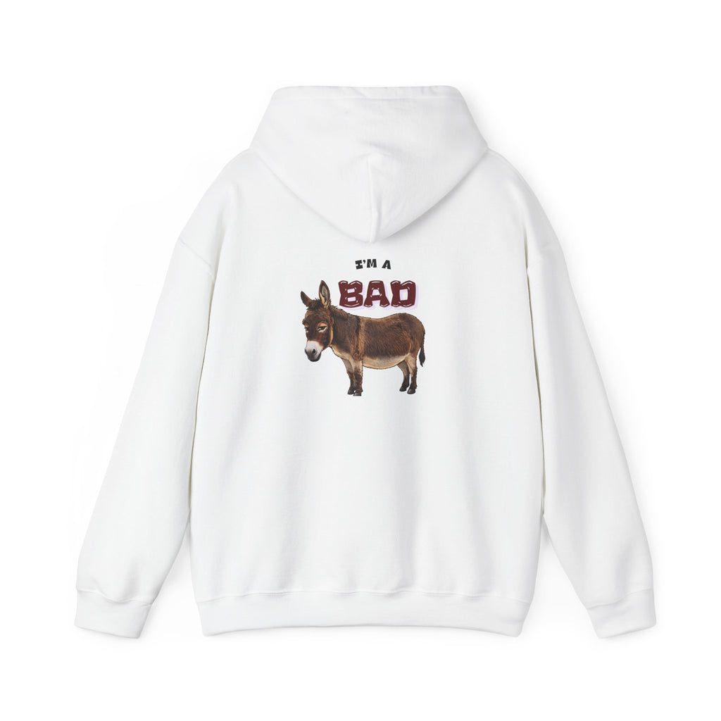 Bad Donkey Hoodie — Cute Donkey Graphic Pullover