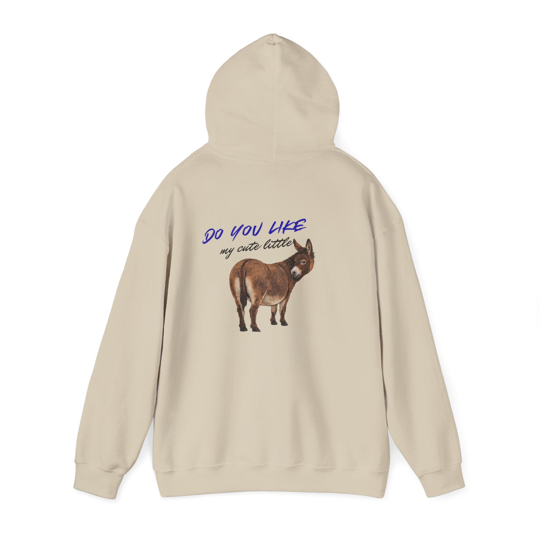 Hoodie — 'Do You Like My Cute Little?' Donkey Graphic Pullover