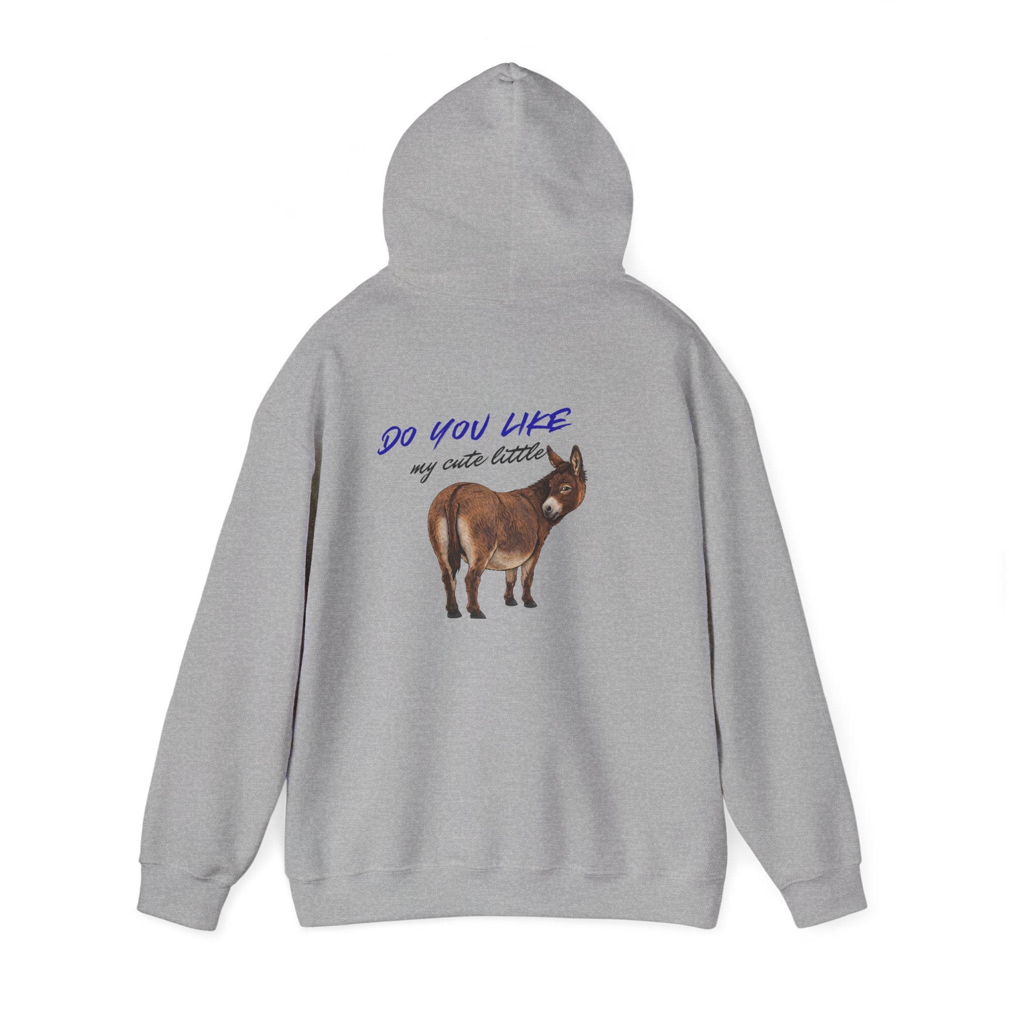 Hoodie — 'Do You Like My Cute Little?' Donkey Graphic Pullover